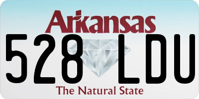 AR license plate 528LDU
