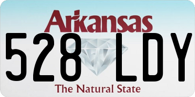 AR license plate 528LDY