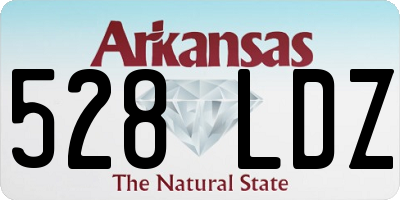 AR license plate 528LDZ