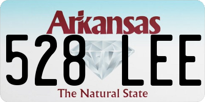 AR license plate 528LEE