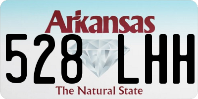 AR license plate 528LHH