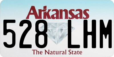 AR license plate 528LHM