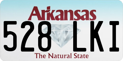 AR license plate 528LKI