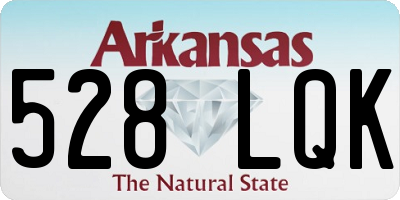 AR license plate 528LQK