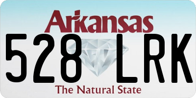 AR license plate 528LRK