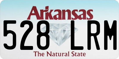 AR license plate 528LRM