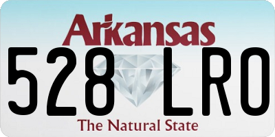 AR license plate 528LRO