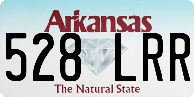 AR license plate 528LRR