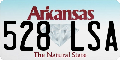 AR license plate 528LSA