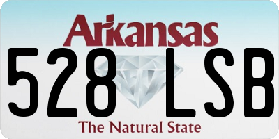 AR license plate 528LSB