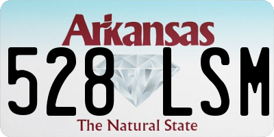 AR license plate 528LSM