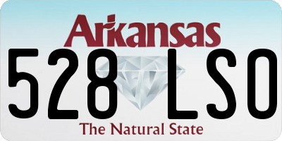 AR license plate 528LSO