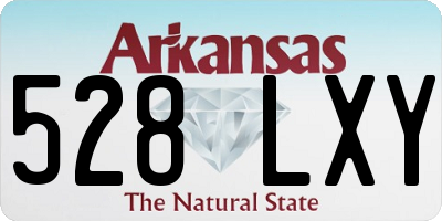 AR license plate 528LXY