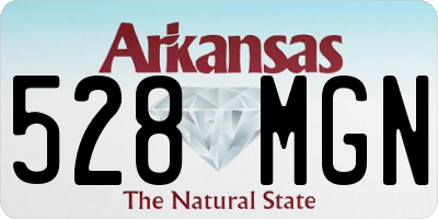 AR license plate 528MGN