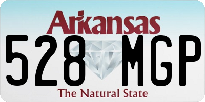 AR license plate 528MGP
