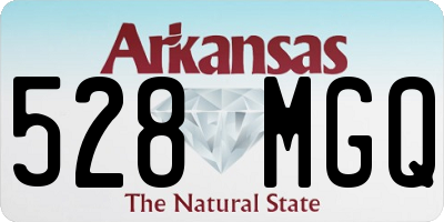 AR license plate 528MGQ