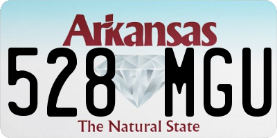 AR license plate 528MGU