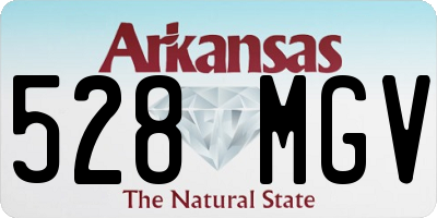 AR license plate 528MGV