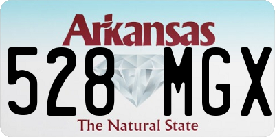AR license plate 528MGX