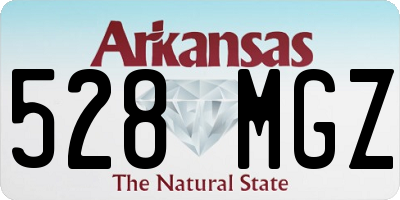 AR license plate 528MGZ