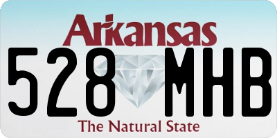 AR license plate 528MHB