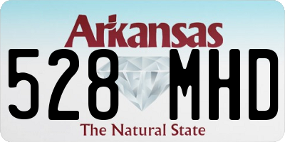 AR license plate 528MHD