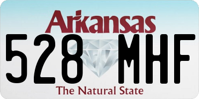 AR license plate 528MHF