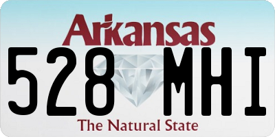 AR license plate 528MHI