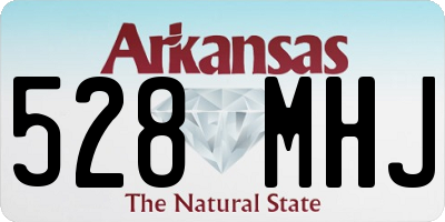AR license plate 528MHJ
