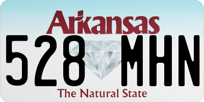 AR license plate 528MHN
