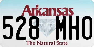 AR license plate 528MHO