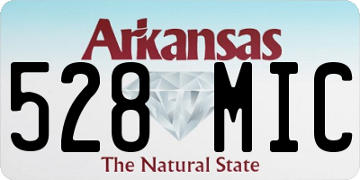AR license plate 528MIC