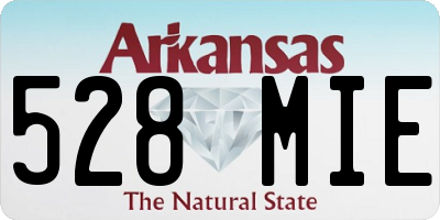 AR license plate 528MIE