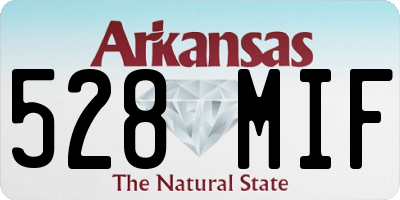 AR license plate 528MIF