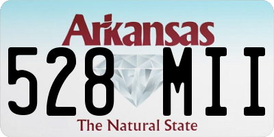 AR license plate 528MII
