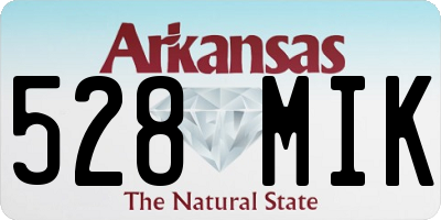 AR license plate 528MIK