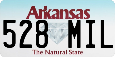AR license plate 528MIL