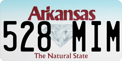 AR license plate 528MIM