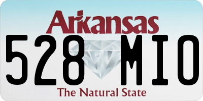 AR license plate 528MIO
