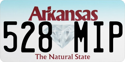 AR license plate 528MIP