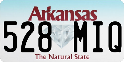 AR license plate 528MIQ