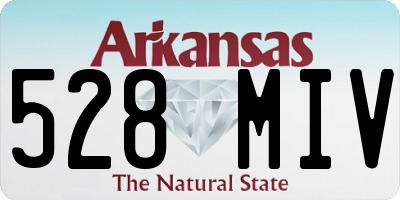 AR license plate 528MIV