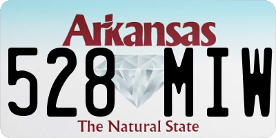 AR license plate 528MIW