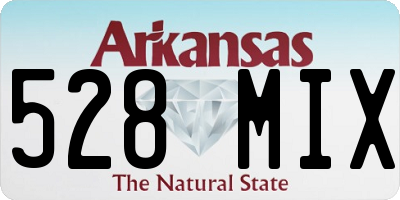 AR license plate 528MIX