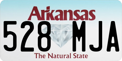 AR license plate 528MJA