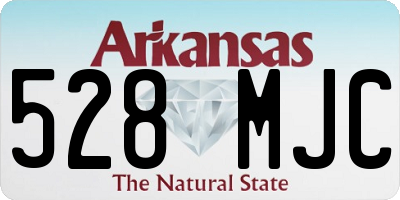 AR license plate 528MJC