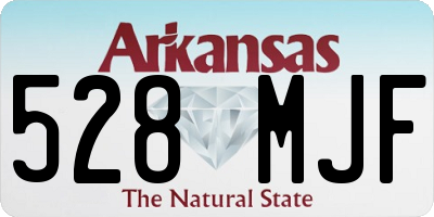AR license plate 528MJF