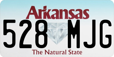 AR license plate 528MJG