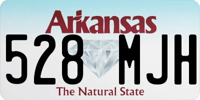 AR license plate 528MJH