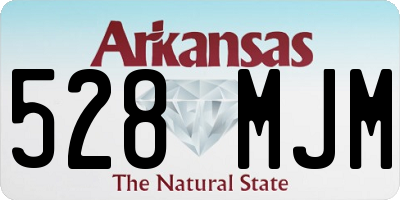 AR license plate 528MJM